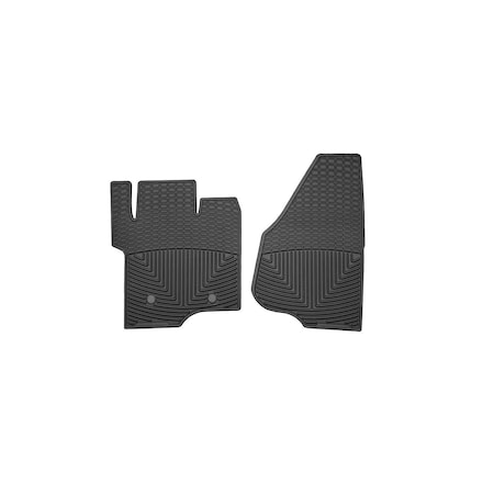 Weathertech Black, Front All Weather Floor Mats WTFB203000
