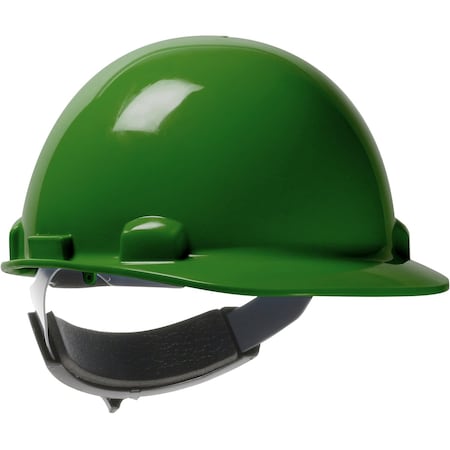 Dynamic Cap Style Smooth Dome Hard Hat w/HDPE Shell, 4-Point Textile Suspension, Swing Wheel-Ratchet Adj. 280-HP341SR-04
