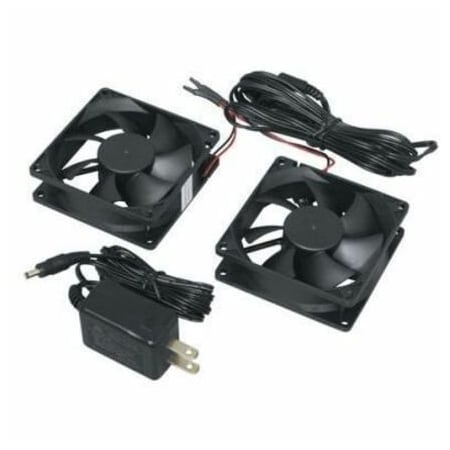 Middle Atlantic DC Fan Kit for MFR Series Rack - 50CFM, 3in DC Fans MFR-FANKIT-2