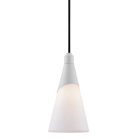 Mitzi Parker 1 Light Pendant 5 In. White H312701-WH