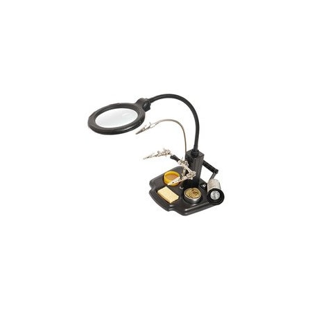 Cable Wholesale Soldering Helping Hands w/ LED Magnifier 9005-10390