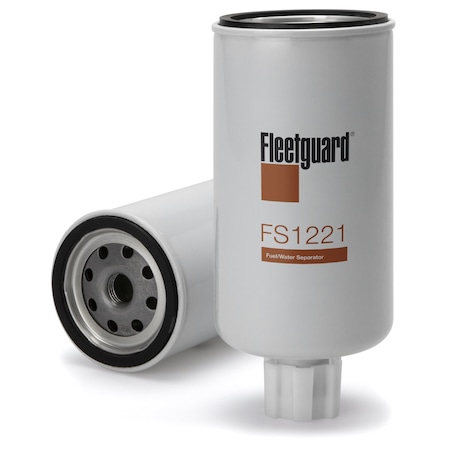 Fleetguard Fuel Filter, 7.0625 in, Spin-On FS1221