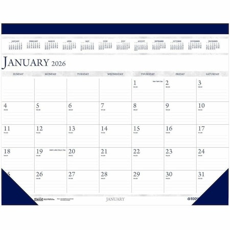 House Of Doolittle Dated Monthly Desk Calendar, 22x17 In. HOD150HD