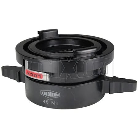 Dixon Long Handle Adapter with Buna-N Gasket, Storz x Female NST NH Swivel End Style, Aluminum, Domestic SFSA6060F-LH