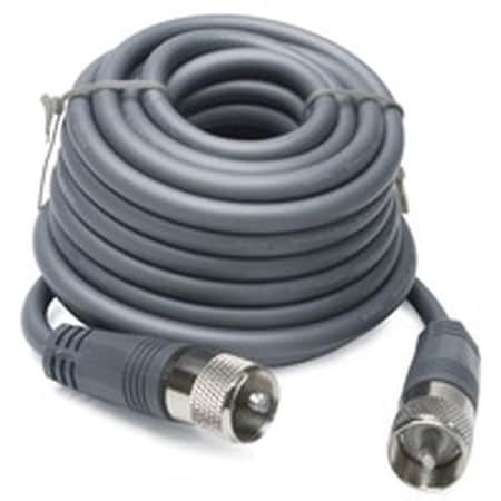 Maxpower 9 ft. Pre-Made RG8X Mini Gray Coaxial Cable MA2646357