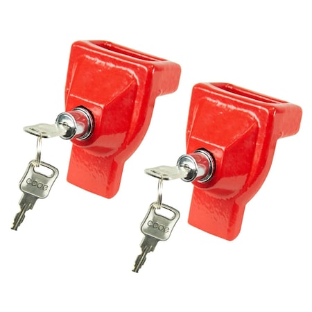 Mytee Products Heavy Duty Aluminum Air Brake Glad Hand Lock For Tractor Trailer, 2PK MP-ABGHL-Mx2