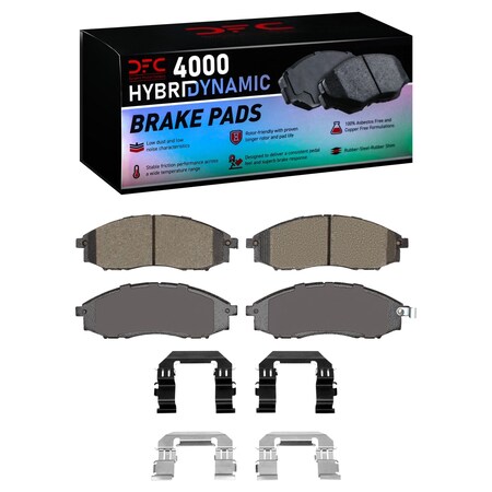Dfc 4000 HybriDynamic, Disc Brake Pad Set,  4000-0830-01