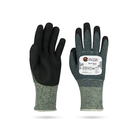 Eureka Safety Arc Flash Gloves, Para Aramide, Modacrylic, Polyamide, Elastane, Fiberglass, Anti-Static, Size 8 13-4HAF-17-8