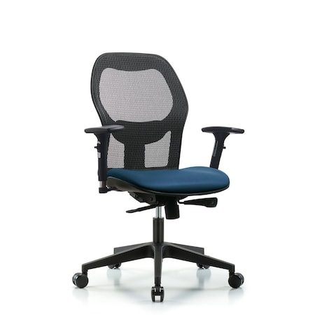 Blue Ridge Ergonomics Vinyl Adjustable Arms BR-EXE-VMDHCH-RG-H0-A2-RC-8801