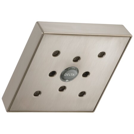 Delta Universal Showering Components H2Okinetic Single-Setting Raincan Shower Head In Stainless RP70171SP