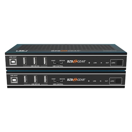 Bzbgear 8K UHD HDMI Extender 8K30/4K120Hz w IR/eARC/ARC/PoC/RS-232/Ethernet/USB 2.0 and Audio up to 330ft BG-EXH-8KC6