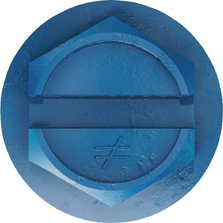 Simpson Strong-Tie Titen Turbo 1/4''x3-3/4'' Hex-Head Concrete & Masonry Screw Blue, 25 Ct. TNT25334HC25