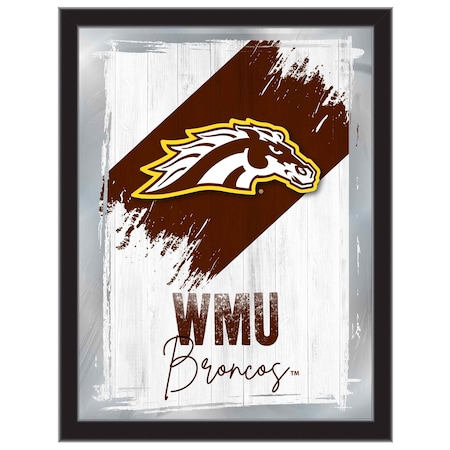 Holland Bar Stool Co Western Michigan University 17inx22in Logo Wall Mirror MLogo