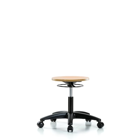 Blue Ridge Ergonomics Desk Stool, Wood, Casters BR-WDHSO-RG-RC