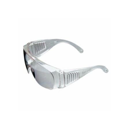 Msa Safety Plant Visitor Rx Overglasses, Clear Lens, Polycarbonate, Clear Frame 454-10027944