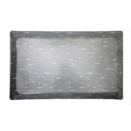 Rhino Mats Antifatigue Mat, 15 ft L x 3 ft W, 7/8 in Thickness, Vinyl, Charcoal TT-36180CH-78