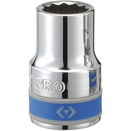 Kt Pro 1/2" Drive Socket 14mm Metric, 12 Point C1420M14