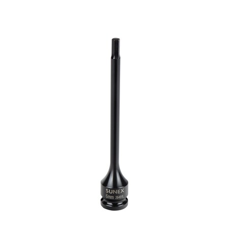 Sunex 1/2 in Dr Impact Hex Socket 6 in Long 6Mm 26491L