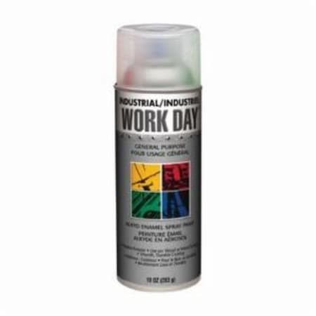 Krylon Industrial Work Day Enamel Paint Clear, Size: 16 oz, Net Wt: 10 oz A04414000