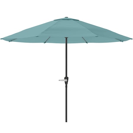 Pure Garden 9-Foot Outdoor Patio Umbrella with Base, Sand 50-LG1041