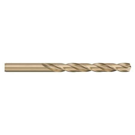 Titan Usa Titan USA CD50007 7/64 in Jobber Drill Bit, 135 deg Point, Cobalt, Gold Oxide, 12 PK CD50007