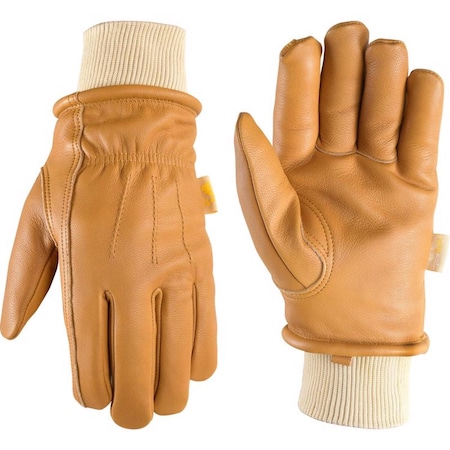 Wells Lamont Women's Indoor/Outdoor Winter Work Gloves Tan M 1 pair 1085M-202