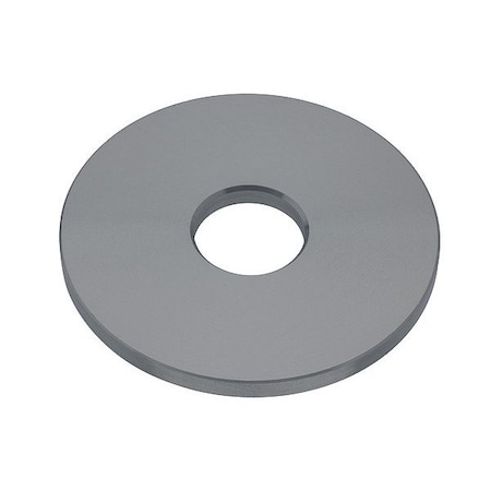 Zoro Select Flat Washer, For Screw Size 5/8 in , PVC Not Applicable Finish, 10 PK WASB58WPVC
