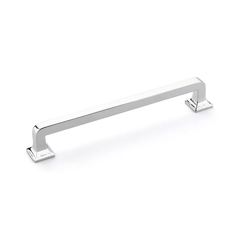 Schaub 6in Center to Center Menlo Park Cabinet Pull Polished Chrome Finish 537-26