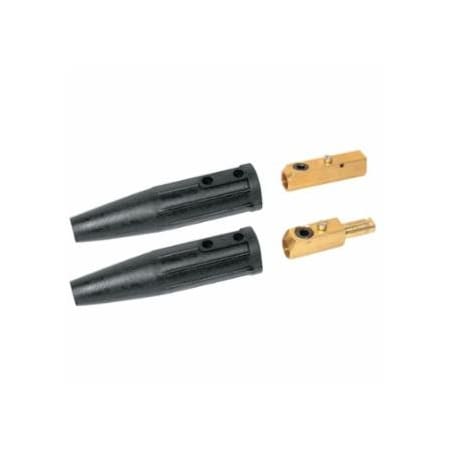 Best Welds Cable Connector, LC10 Male/Female, Ball Point Connection, #4 AWG to #1 AWG Cable Capacity 900-LC-10