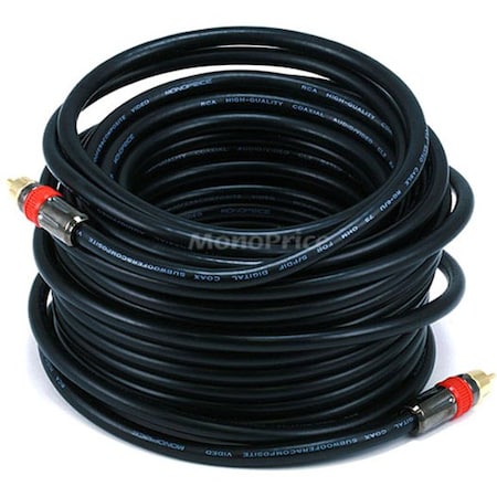 Monoprice A/V Cable, RCA Coaxial M/M, CL2 rated, 50ft 2684