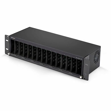 Startech.Com INTEGR at E UP TO 15 MEDIA CONVERTERS IN ONE 19IN RACK-MOUNT CHASSIS - FOR MCM MED MCM15-MEDIA-CHASSIS