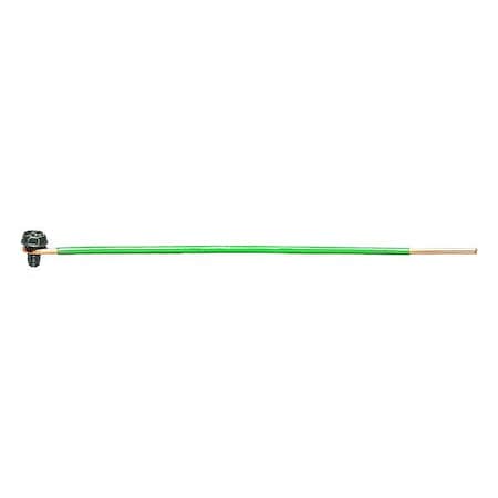 Ideal Grounding Pigtail, Copper PVC, 10inL, PK500 30-3394