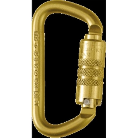 Skylotec 4.1 x 2.2 x 0.5 in. Little D Carabiner Twist Loc Gate H-147