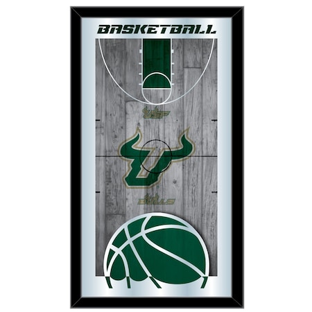Holland Bar Stool Co South Florida 15" x 26" Basketball Mirror MBsktSouFla