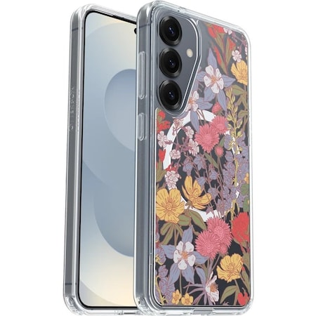 Otterbox Symmetry Clear Magnetic Case For Samsung Galaxy S25, Floral Clear 77-97692