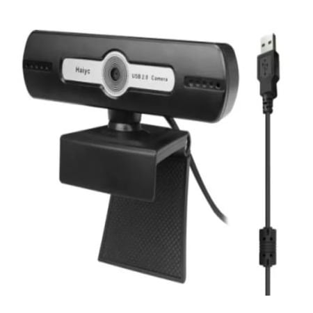 Lenovo Lecoo WEC01 Webcam, USB 2.0, 720p HD Camera, Built-in Mic WEC01/BLK