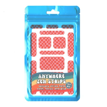 The Pencil Grip Zen Strips, Anywhere Zen, Bumpy Check, 13-Piece Set, 6PK TPG-88406