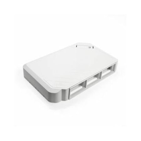 Leviton 6-Port Surface Mount Unloaded, Quickport Mos Multimedia, White 41296-MMW