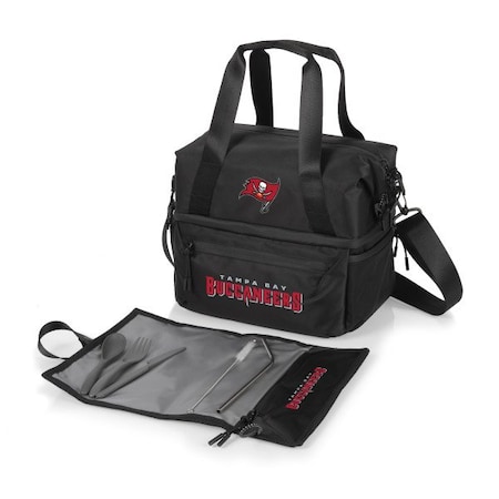 Picnic Time Family Of Brands NFL Tampa Bay Buccaneers - Tarana Recycled Lunch Bag Cooler with Utensils 515-01-179-304-2