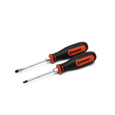 Crescent Screwdriver Set, 2Pc, Mixed, Dm CSDS2PCSET