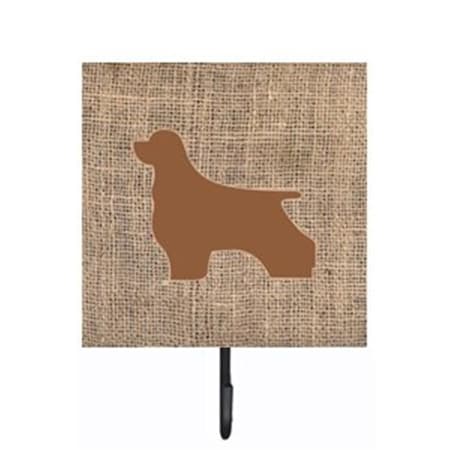 Carolines Treasures Cocker Spaniel Burlap and Brown Leash Or Key Holder BB1075-BL-BN-SH4