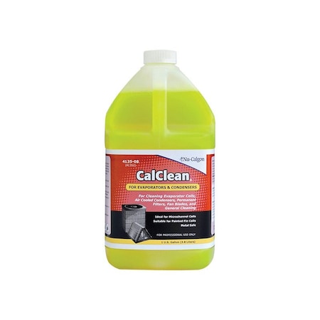 Nu-Calgon Coil Cleaner, 1 gal, Jug, Yellow 4135-08