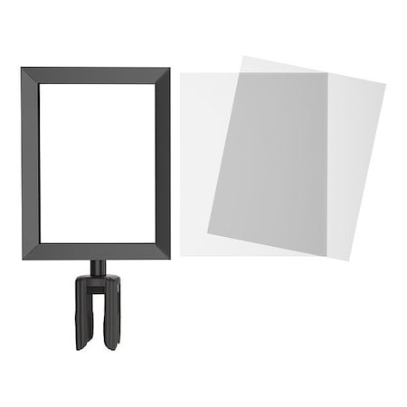 Visiontron Black Sign Frame Kit 8.5 In.w x 11 In.h FRK811SB-CSB