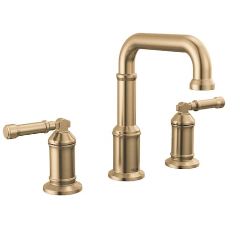 Delta Broderick Two Handle Widespread Bathroom Faucet In Lumicoat Champagne Bronze 3584-CZ-PR-DST