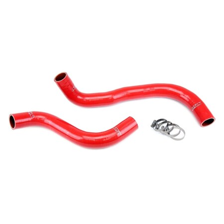 Hps Performance High Temp Reinforced Silicone Radiator Coolant Hose Kit, Red,  57-1828-RED