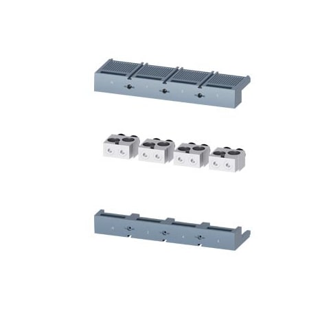 Siemens circular conduc. terminal TA3.1 2 x 120300 mmsqrd for 2 cables with auxiliary 3VA9504-0JG23
