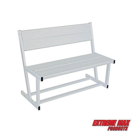Extreme Max 3006.6641 Universal Aluminum Dock and Patio Bench 3006.6641
