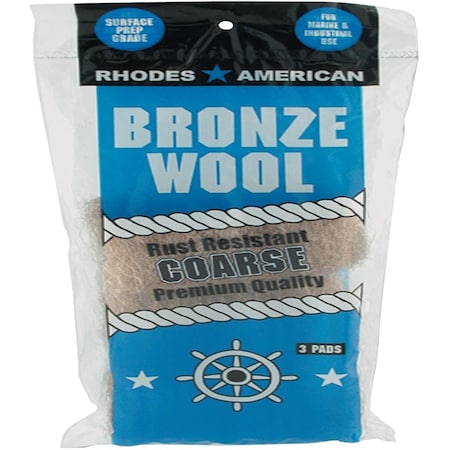 Homax Coarse Bronze Wool, 3PK 123102