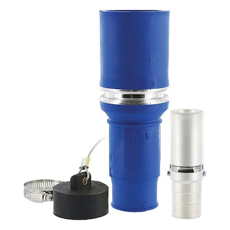 Leviton Single Pole Inline, 898 A, Female, Blue 49F53-B