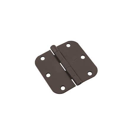 National Hardware 3-1/2 in. L Black Door Hinge 1 pk N830-428